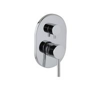 Kiamami Valentina - MITIGEUR POUR DOUCHE À ENCASTRER CHROMÉ AVEC DÉVIATEUR | FASSA