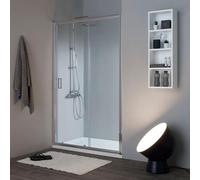 Kiamami Valentina Niche de Douche avec Porte coulissante 100 cm en Verre 6 mm | New Giada