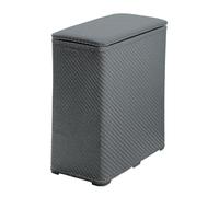 Kiamami Valentina - Panier à linge en résine thermoplastique gris 70lt