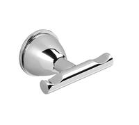 Kiamami Valentina - Porte-manteaux en acier chromé avec double crochet | Gemma