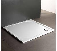 Kiamami Valentina - Receveur de Douche carré 90x90cm en marbre reconstitué | Klio