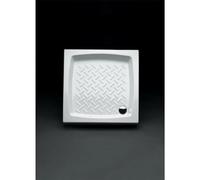 Kiamami Valentina - Receveur de Douche carré en céramique 90x90cm h10 cm | Topazio