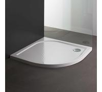 receveur de douche fin semi circulaire en résine 90 cm klio