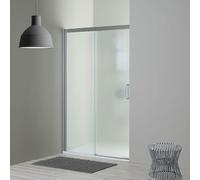 Kiamami Valentina Receveur de Douche Fixe côté Gauche 150 cm Verre Mat | Dream