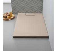 Kiamami Valentina Receveur DE Douche RÉSINE 70X100 Effet Pierre Beige | Mart