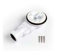 Kiamami Valentina - Sortie en plastique blanc compatible avec le receveur de douche Muse