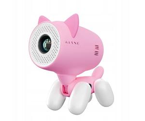 Kiano Alpha Kid Cat Kinderprojektor HD 720p | Android 13 | WLAN & Bluetooth | Keystone-Korrektur | 3W Lautsprecher | LED Projektor für Kinderzimmer