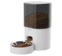 Kiano Astra Distributeur Automatique de Croquettes 3 L pour Chats et Petits Chiens, Jusqu’à 10 Repas par Jour, Application Smart Life, Programmation des Portions, Enregistrement Vocal