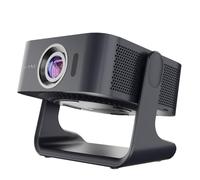 Kiano Elegance Cinema Vidéoprojecteur Full HD 1080p, 400 ANSI Lumens, Wi-FI, Bluetooth, AirPlay, Miracast, DLNA, Gris