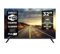 Kiano Elegance TV Smart Téléviseur 32"" Pouces 80 cm | LED HD TV | Android TV | Bluetooth WiFi | 3x HDMI | Triple Tuner DVB-T2 CI