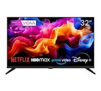 KIANO Elegance 32" Smart TV HD - VIDAA OS, D-LED, HDR, Dolby Digital Plus, Wi-FI, HDMI/USB, Triple Tuner DVB-T2/S2/C, PVR USB, Design sans Bordures