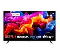Kiano Elegance VIDAA Téléviseur 4K UHD - 55 pouces (139,7 cm) - Smart TV Noir
