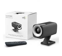 Kiano Go Noir Mini Projecteur WiFi Portable Android 12, Vidéoprojecteur HD 720P Compatible Full HD 1080P, Bluetooth 5.2, AirPlay/Miracast/DLNA, Correction Trapézoïdale Automatique, Écran 15-128"
