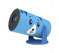 KIANO Kid Dog Projecteur Enfant HD 720p | Android | Wifi | HDMI USB AV | Keystone Auto & Manuel | Haut-parleur 3W | Projecteur LED pour Chambre d'enfant - Bleu