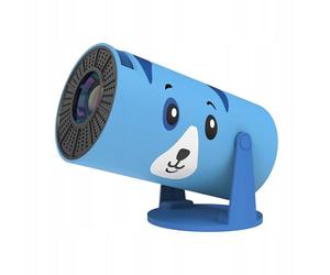 KIANO Kid Dog Projecteur Enfant HD 720p | Android | Wifi | HDMI USB AV | Keystone Auto & Manuel | Haut-parleur 3W | Projecteur LED pour Chambre d'enfant - Bleu