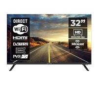 KIANO Téléviseur Intelligent 43" Elegance - 4K UHD (3840×2160) avec HDR10 - Android 11, Wi-FI, Bluetooth - Triple Tuner DVB-T2/C/S2, Dolby Audio - 2 Ports HDMI, 2 Ports USB, Port CI - VESA
