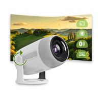 Kiano Vision 2 Travel Set Projecteur 4K intelligent, Android 11, Airplay, Miracast, Eshare, Bluetooth 5, correction automatique du trapèze