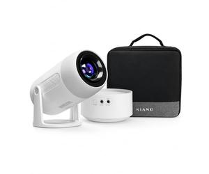 Kiano Vision 2 - Vidéoprojecteur Portable Full HD 1080p - Android 11, WiFi 5GHz, Bluetooth 5.2, Batterie Amovible, HDMI/USB - Mini projecteur Compact Smart avec Correction Automatique