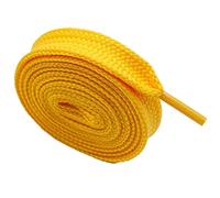 KIANSLA Lacet 18mm Extra Large Largeur Double Couche Lacets Sneaker Couleur Unie Chaussures Plates Cordes, Jaune