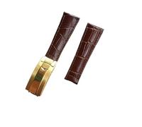 Kiaoeiuyti Balck Balck Brown Geothear Watch Band pour Role X Submariner GMT Explorer Oyster Perpetual Deployment fermoir