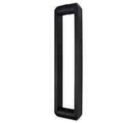 Kiaoeiuyti Black 304 Handle de porte en verre en acier inoxydable Salle de douche Salle de douche Boutique de porte Porce-poussée Poignon Push-Pull, 10 longueurs (longueur 1240 mm)