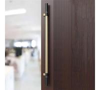 Kiaoeiuyti Poignée de porte ensembles de porte d'entrée moderne Poignée de porte d'entrée moderne Poignée de porte d'entrée moderne, poignée de porte de porte en acier inoxydable double face Pull,