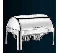 Kiaoeiuyti Rabagateur de Nourriture - Buffet R et Chauffage, brûleur pour Garder Les Aliments au Chaud, Ensemble de Buffet à Pot Chaude avec Couvercle en Verre durci, Couvercle Transparent
