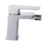 Kibath 445451 Robinet mitigeur bidet VER design fin et carré Fabriqué en laiton et finition chrome brillant. Comprend des ferrures, des bâtonnets et une cartouche. Pièces de rechange garanties.