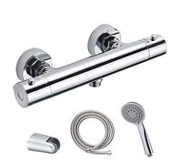 Kibath 471351 Ortega Robinet thermostatique avec équipement de douche Chromé brillant