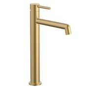 Kibath Robinet de lavabo monocommande Ours Haute Finition Or brossé fabriqué en Laiton