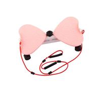 KiBcsLic 1 Disque de Rotation de Taille Planche D'Entraînement Abdominale avec Sangles Résistantes Matériau Fer et PP Adapté à La Maison Espace, Rose