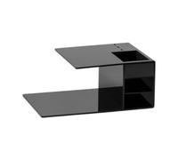 KiBcsLic 1 Pièce Étagère pour Coussin de Cils Organisateur de Rangement pour Extension de Cils Support pour Outils En Acrylique Conçu avec Emplacement pour Pin, Noir
