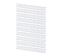 KiBcsLic 10 Pièces Miniature Clôture Maquette Chemin de Fer Barrière Paysagère Maquette Rail Architecture Décor Confection PP Adapté Aux Collectionneurs Bricol, Style A