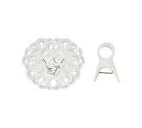 KiBcsLic 100 Clips de Support pour Plantes, Clips de Greffage, Clips de Treillis Réutilisables pour Légumes, Fleurs et Vignes, pour Serre, Jardin et Rosiers, 2,0 cm Blanc