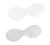 KiBcsLic 100 Pièces Sheet Accessoires Jetables Non Tissés Pads Oculaires Confortables Masques Légers Respirants Outils Beauté Doux pour Soins Du, Pas de Soie de Trou, 21 Cm X 7.5 Cm