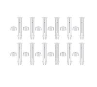 KiBcsLic 12 Pièces Goupilles de Jonction pour Piscine Éléments D'Assemblage Piscine Métal Joints Plastiques Durables Inclus Rechange Pratique Adapté Armatures, 7cm