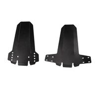 KiBcsLic 2 Pièces Garde-Boue de Vélo Paire de Pare-Boue Protection Anti-Boue Bavette Réglable sur 3 Voies en PP Adapté pour Les Sorties VTT sous La Pluie, Motif Carbone