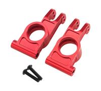 KiBcsLic 2 Pièces Moyeux Arrière de Voiture RC Partie de Modification Siège de Moyeu En Métal pour Une Performance Fiable Adapté pour Les Voitures de Type 7303, Rouge