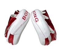 KiBcsLic 2 Pièces Pattes d'ours de Boxe Mitaines de Focus Incurvées Pads de Précision Cibles de Karaté avec Une Surface Douce Adapté pour Le Muay Thaï et Le K, Rouge