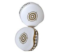KiBcsLic 2 Pièces Pattes d'ours de Boxe Mitaines de Focus Incurvées Pads de Précision Cibles de Karaté avec Une Surface Douce Adapté pour Le Muay Thaï et Le K, Doré