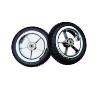 KiBcsLic 2 Pneus Pneumatiques à Fixation Rapide pour Chariots de Jardin et Brouettes