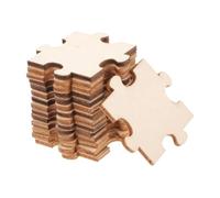 KiBcsLic 200 pièces Puzzle en Bois Vierges à Peindre, idéal pour Les activités Groupe et Les fêtes. Matériel Bricolage pour Enfants et Adultes, 2cmx2cm