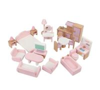 KiBcsLic 22 Piè Meubles Poupée | Bords Arrondis, Acsoires Poupée, Réaliste, pour Chambre d'enfant, Filles Garçons