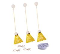 KiBcsLic 3 Pièces Badminton Entraînement Kit Pratique Individuelle Outil Renforcement Joueur Unique Installation Facile Convient à La Remise en Forme à, Illumine
