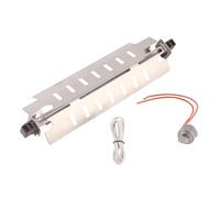 KiBcsLic 3 Pièces Défrost Heater Kit Pièces Frigorifique Thermostat Température Métal Installation Simple Adapté pour Remplacement Appareils