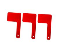 KiBcsLic 3 Pièces Drapeau de Boîte aux Lettres Indicateur de Courrier Rouge de Remplacement Accessoire Universel à Installation Facile Adapté pour une, 9x5cm