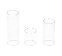KiBcsLic 3 Pièces Guitar Slip Slides Bottleneck Accessoire D'Instrument Slide de Doigt Verre Adapté Aux Musiciens Répétitions Concerts