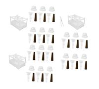 KiBcsLic 3 Pièces Kit de Culture Hydroponique Système de Plantation Intérieur Extérieur Boîte à Plantation sans Terre Réservoir de Germination pour Plantes en, 3 Ensemble