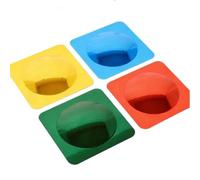 KiBcsLic 4 Pièces Coloré Coloré Multicolore Acrylique Interactif Conscience Soi Matériel Éducatif pour Enfants