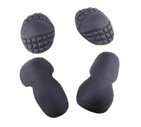 KiBcsLic 4 Pièces Coudières et Épaulières en Mousse EVA Léger, Protège-Épaules et Protège-Coudes Détachables, Équipement de Sécurité Polyvalent pour Moto, Cyclisme, Ski, Skate